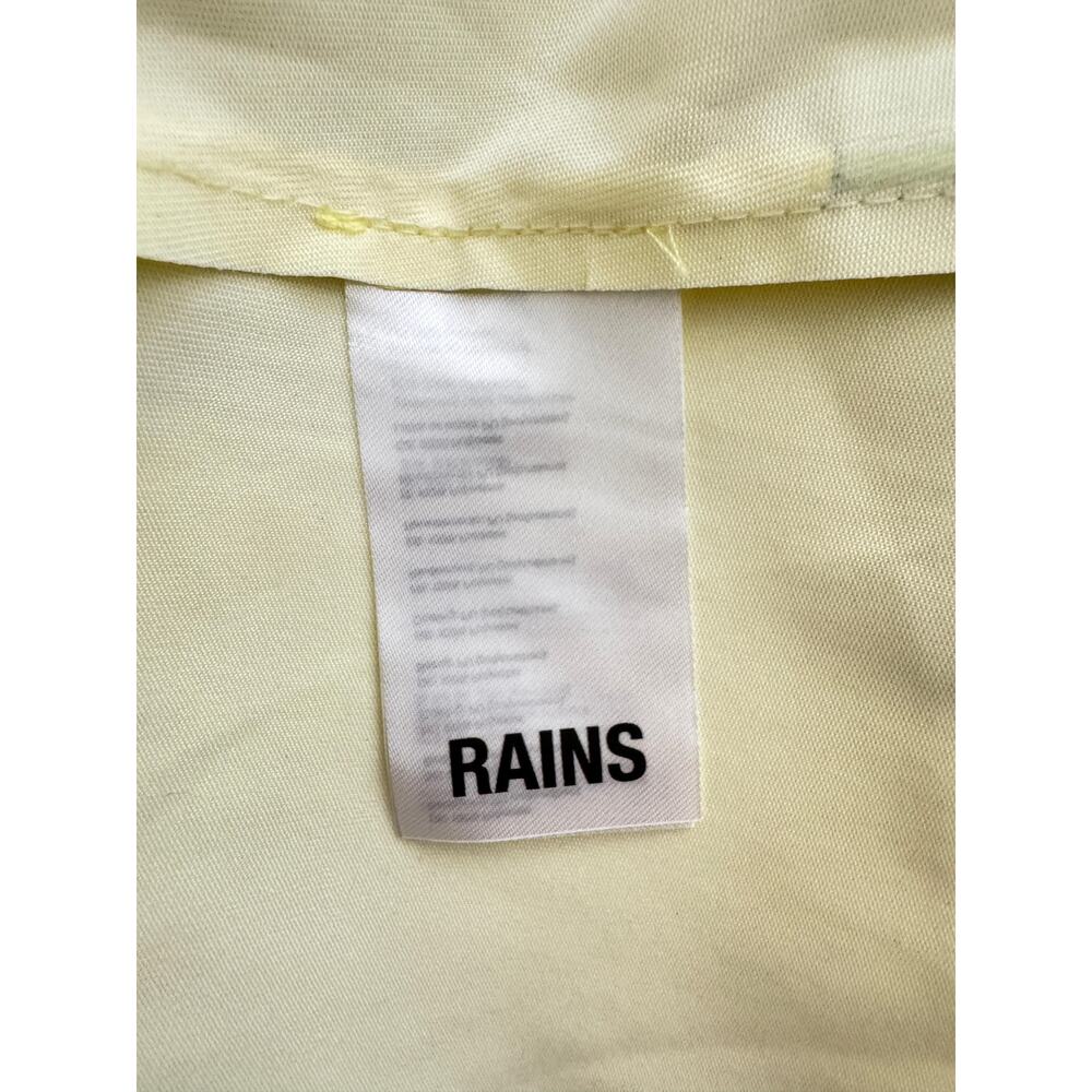 $140 RAINS Curve W Jacket Color Straw Medium NWT - Picture 15 of 16